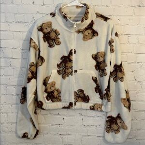 Grayson Threads Cream Teddy Bear Jacket